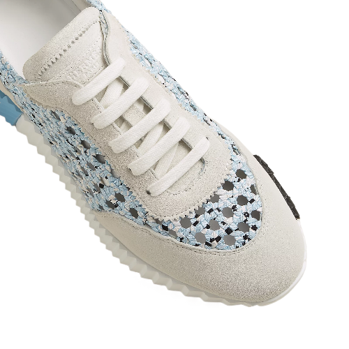 Hermes Bouncing Sneaker Bleu Clair / Blanc