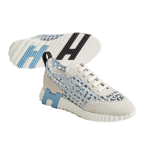 Hermes Bouncing Sneaker Bleu Clair / Blanc