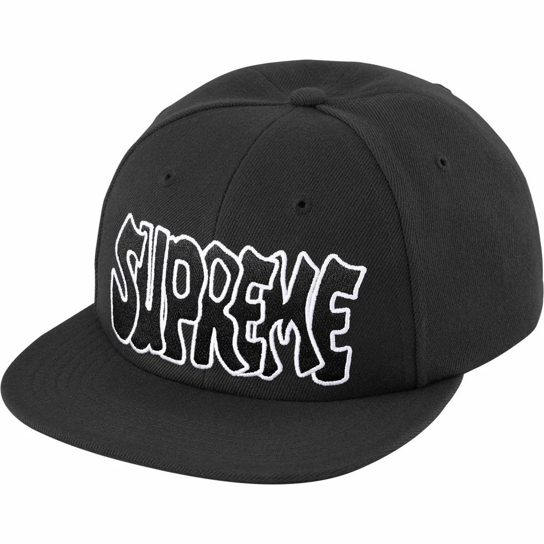 Supreme Creep 6 Panel Hat Black