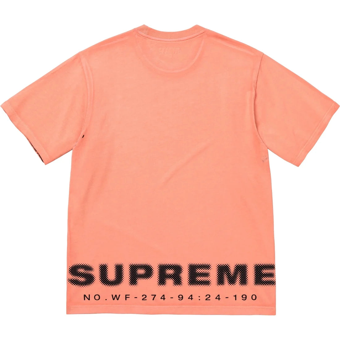 Supreme Discharge S S Top T shirt Coral