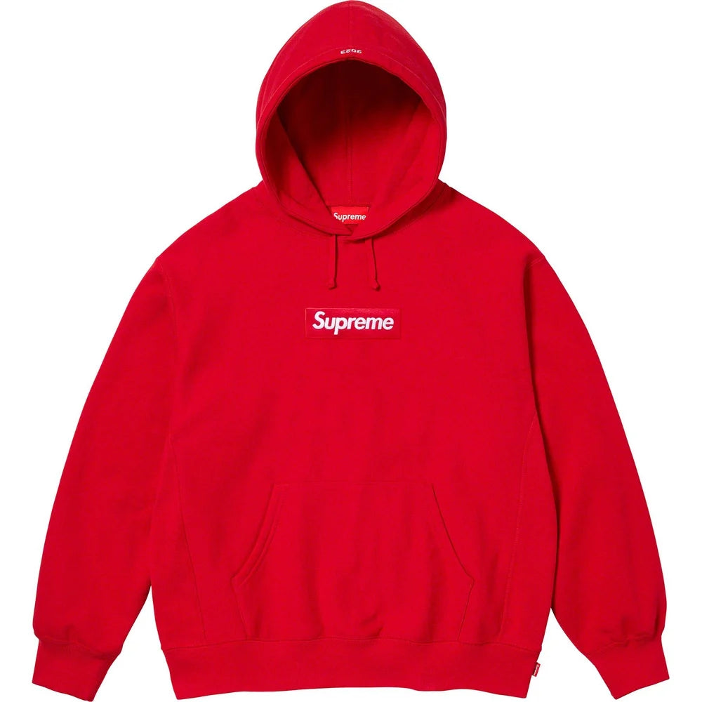 Supreme Box Logo Hooded Sweatshirt 'Red'