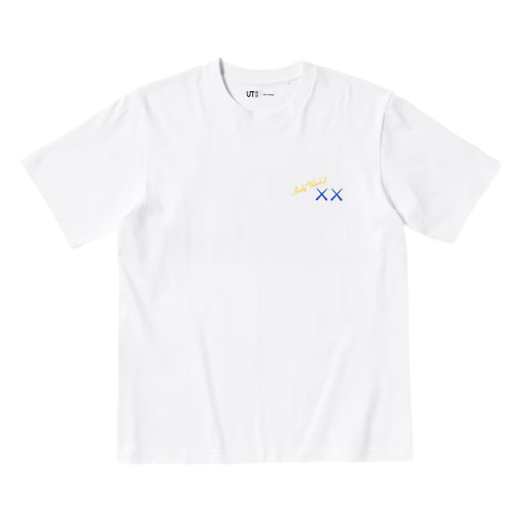 Kaws X Uniqlo X Andy Warhol UT T-shirt White/Blue