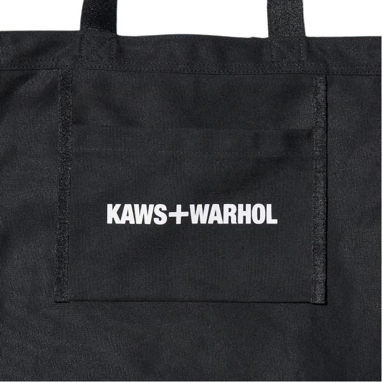 Kaws X Uniqlo X Andy Warhol UT 2-Way Tote Bag Black