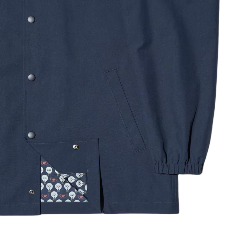 Kaws X Uniqlo X Andy Warhol Coach Jacket Navy