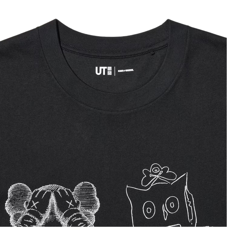 Kaws X Uniqlo X Andy Warhol UT Graphic Kids T-shirt Black