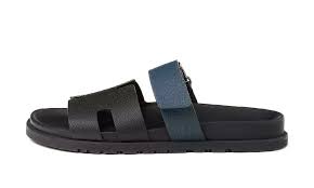 Hermes Chypre Sandal Black/Blue