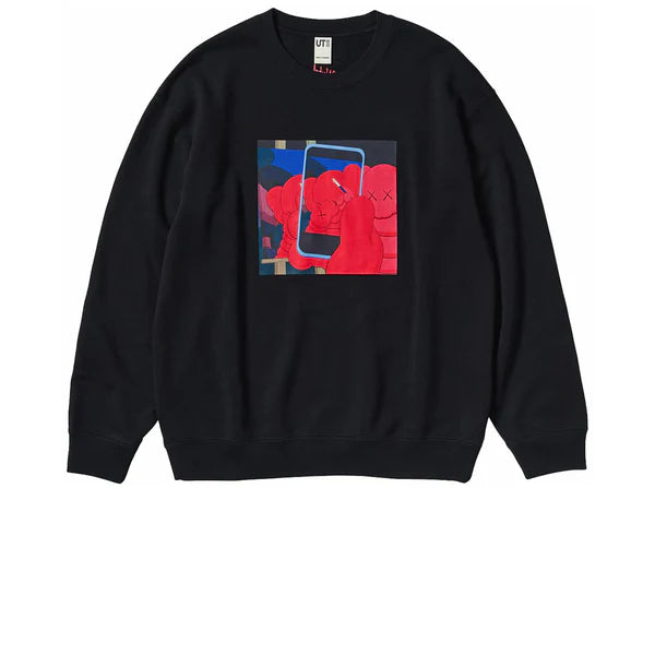 Kaws X Uniqlo X Andy Warhol Graphic Sweatshirt Black