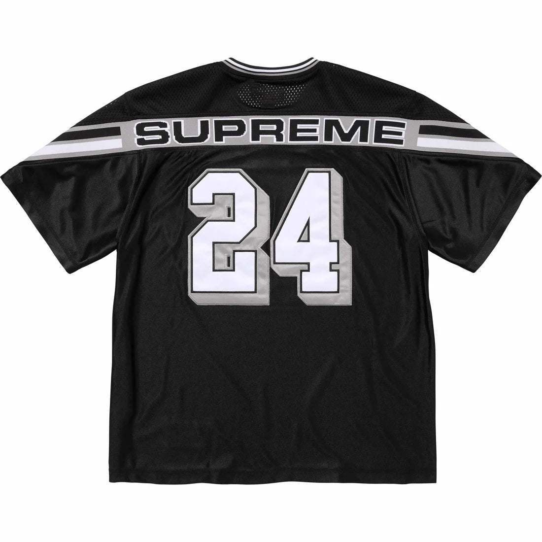 Supreme Jacquard Rib Football Jersey Black