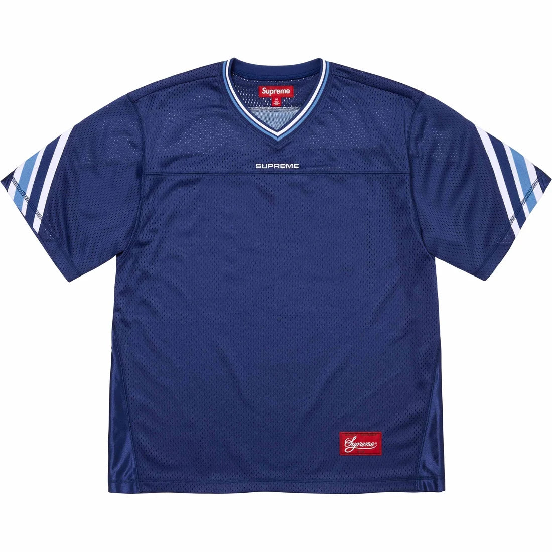 Supreme Jacquard Rib Football Jersey Navy