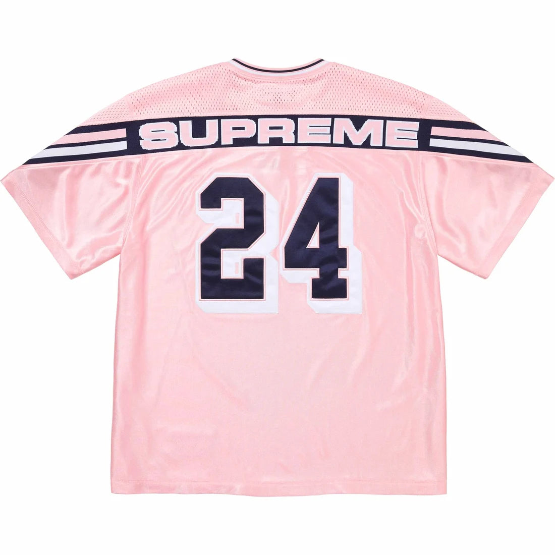 Supreme Jacquard Rib Football Jersey Pink