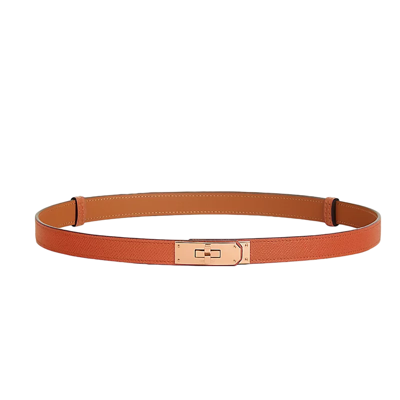 Hermes Gold Kelly 18mm Terre Battue