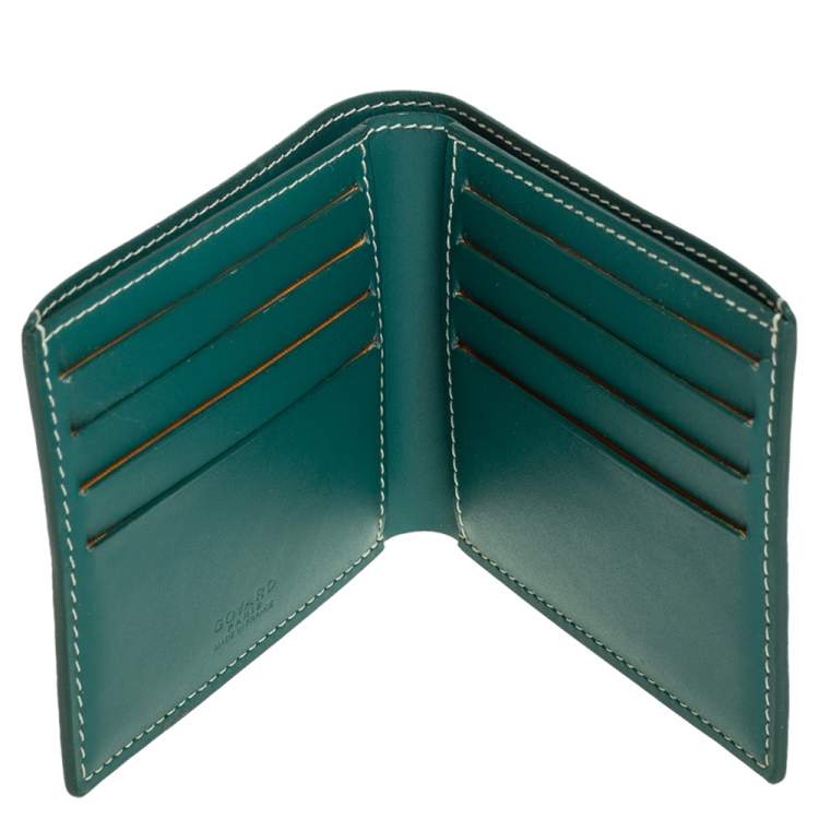 Goyard Victoire Wallet Green