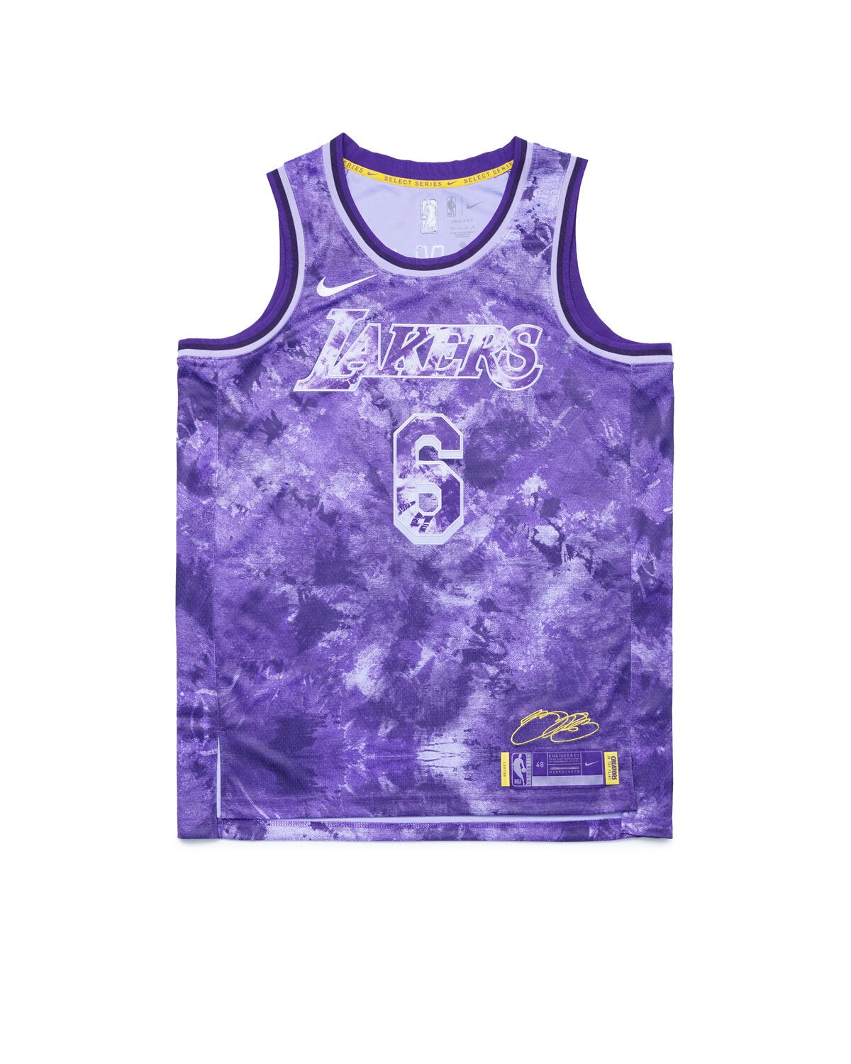 NEW LA Lakers Lebron James Nike City Lore Swingman Jersey Purple YOUTH  Large L