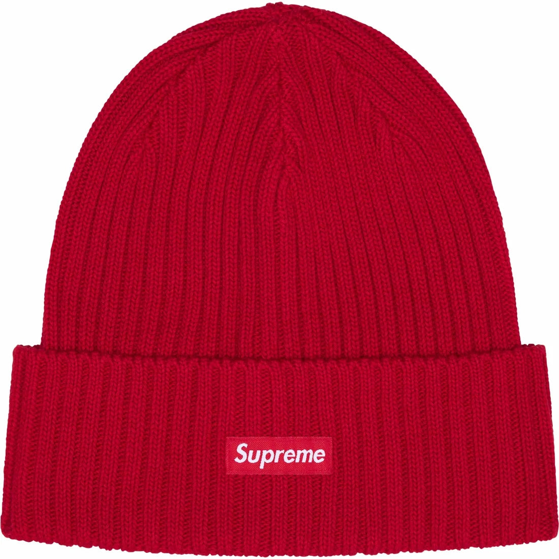 Supreme Overdyed Beanie Red