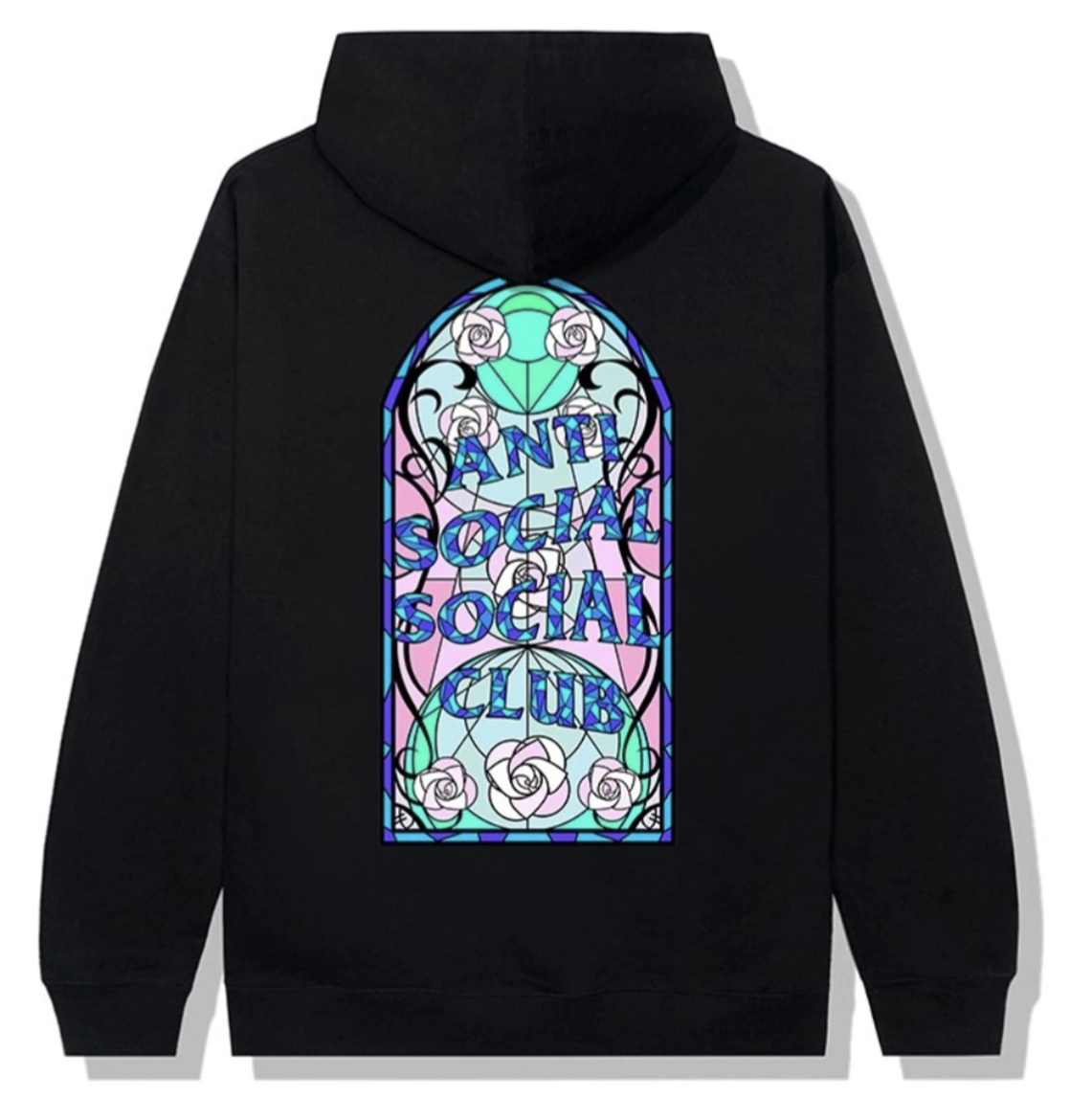 Anti Social Social Club Love Stain Hoodie Black