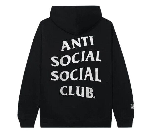 Anti Social Social Club X Undefeated Paranoid Hoodie Black