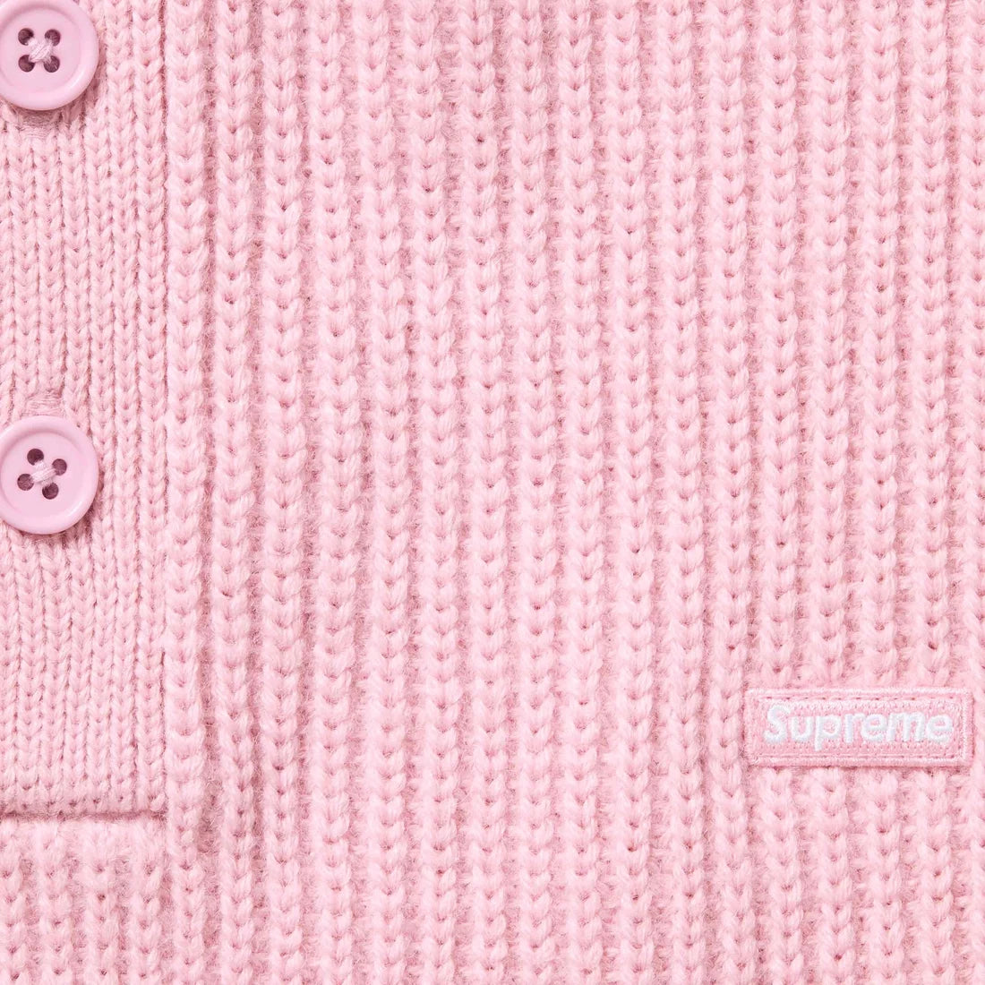 Supreme Small Box Polo Sweater Pink