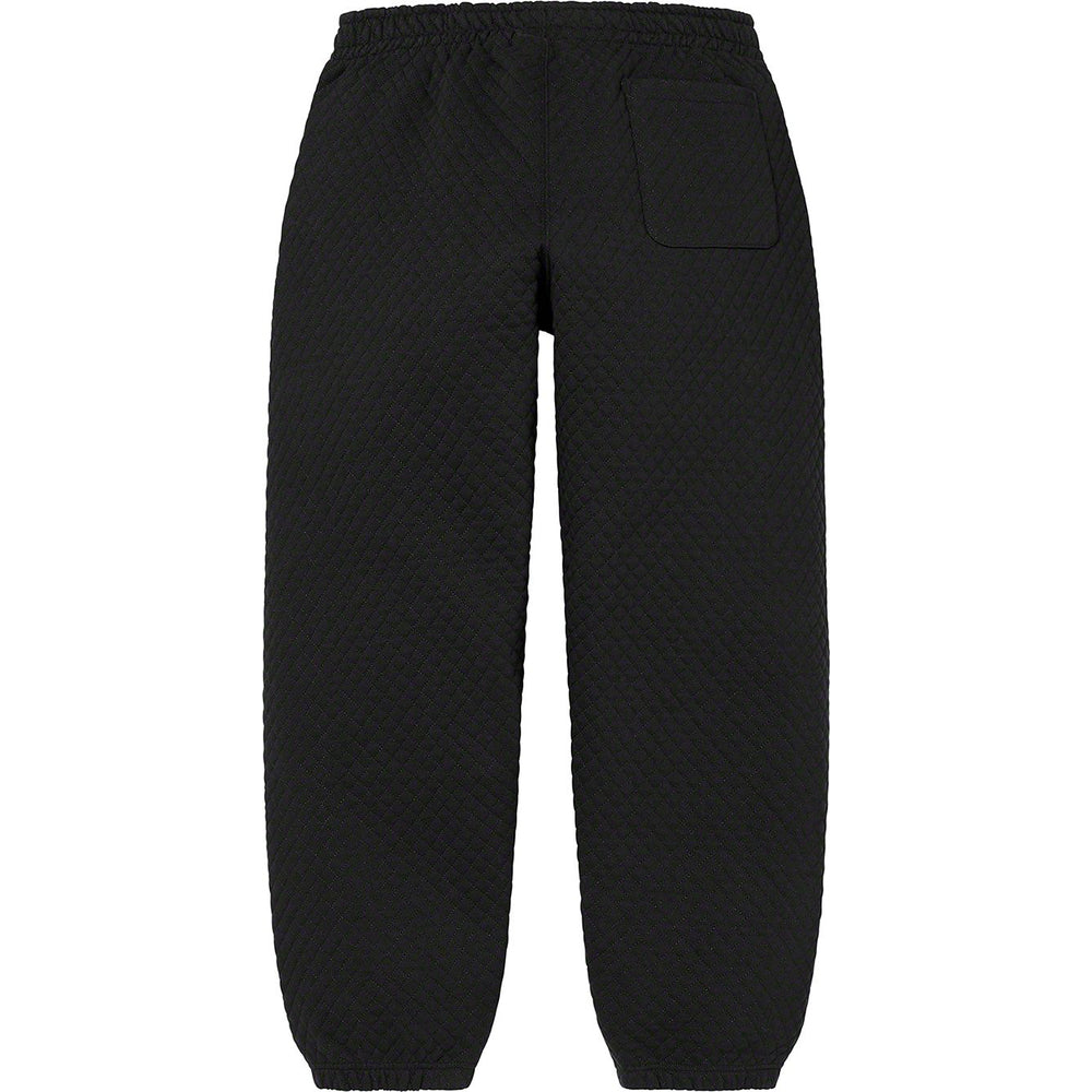 Supreme Micro Quilted Sweatpant (Black)