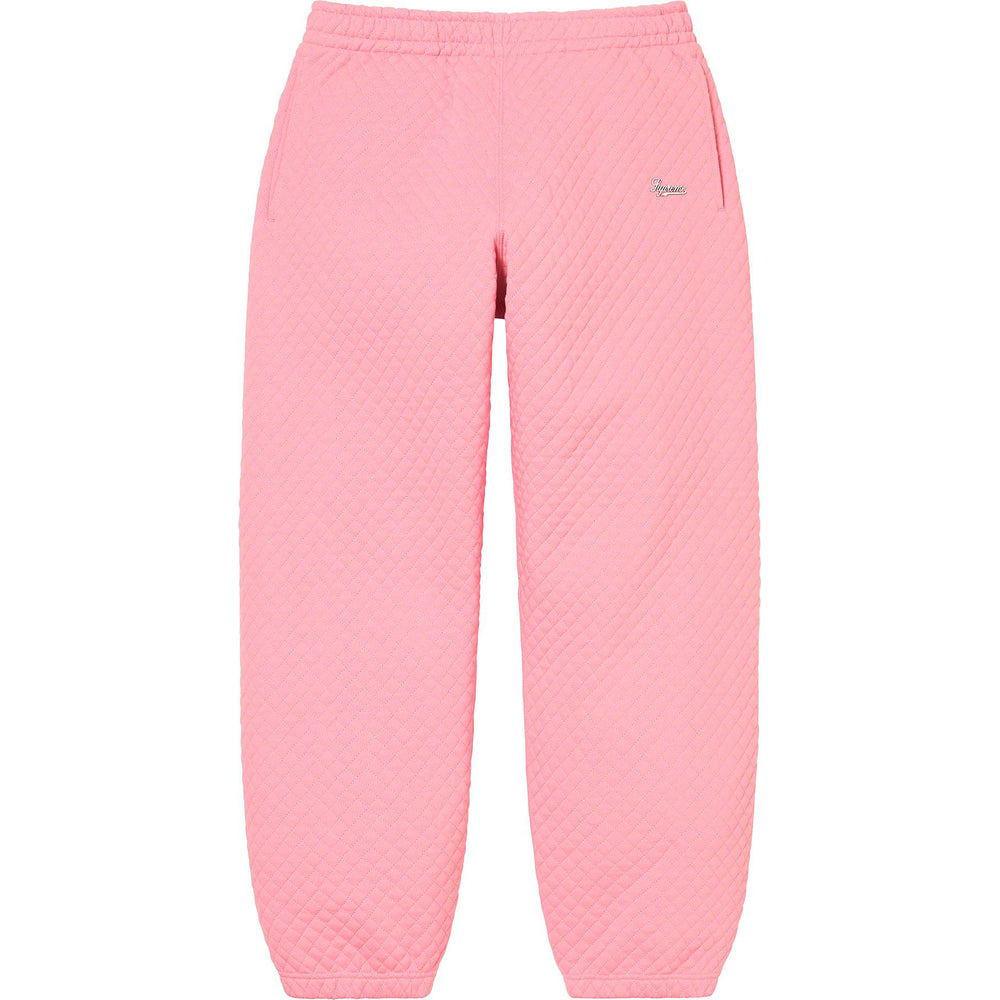 Supreme Micro Quilted Sweatpant (Pink)