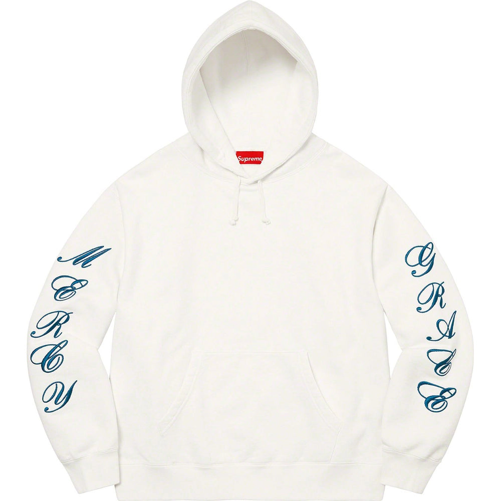 Supreme Patches Spiral Hooded Sweatshirt (White) – 3KICKS