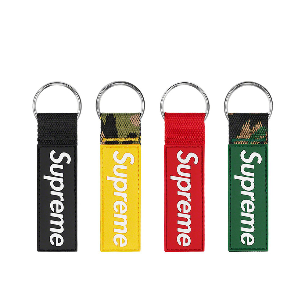 Shop Supreme Red Leather Key Loop at 3KICKS Dubai