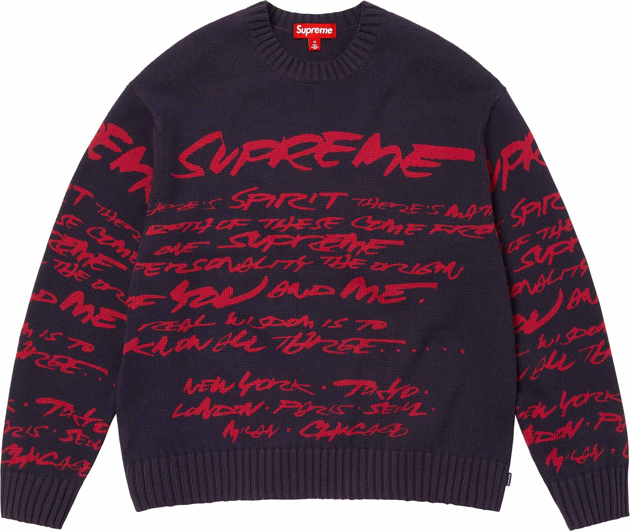 トップス Supreme Futura Sweater Olive XL Supreme Futura Sweater Olive SS24 Olive you need is this