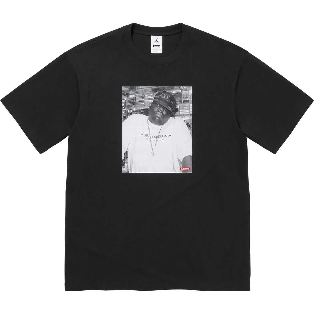 Supreme Jordan Biggie S S Top Black