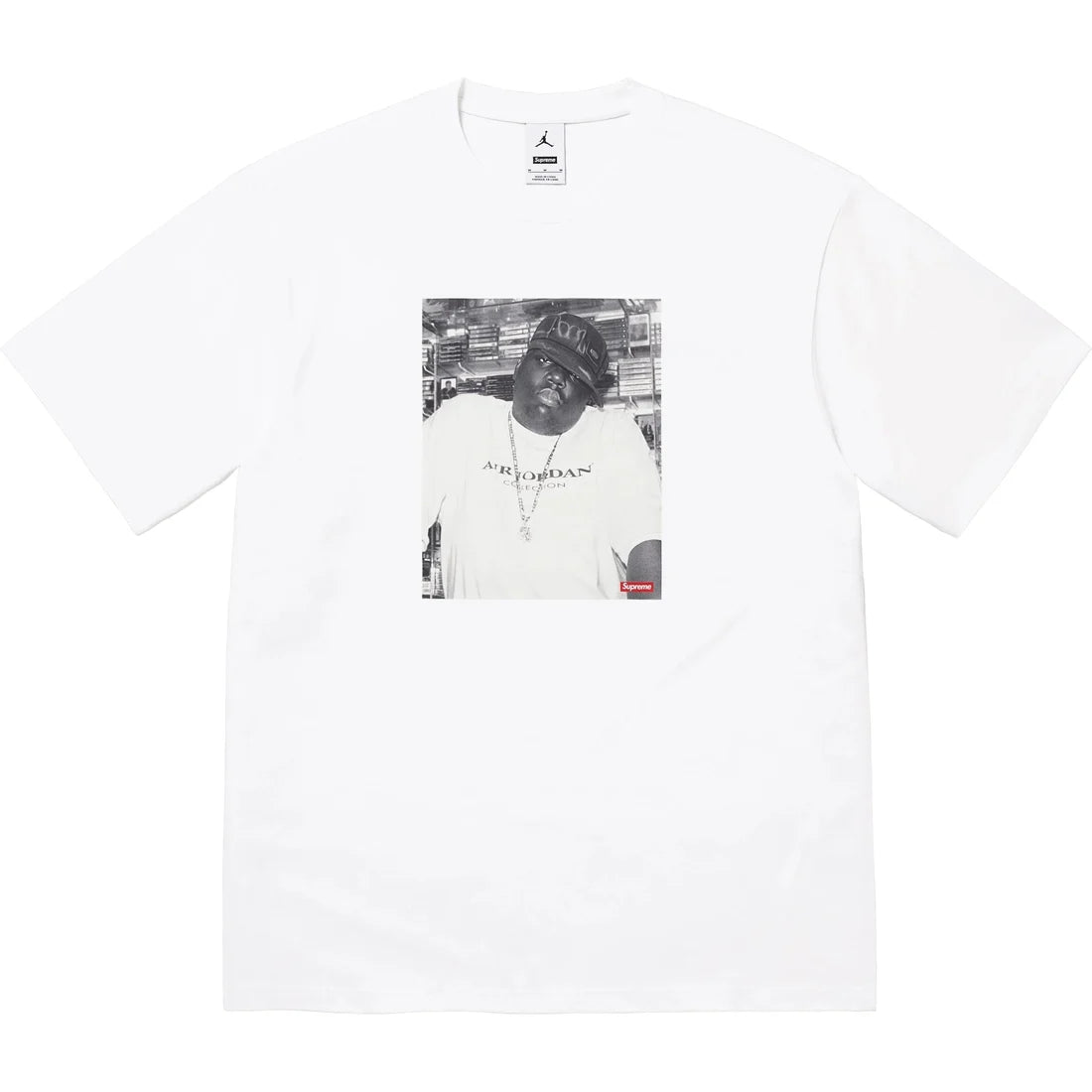 Supreme Jordan Biggie S S Top White