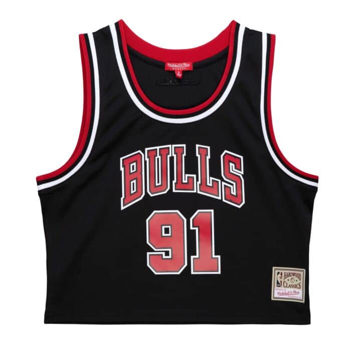 Womens N&N Crop Tank Chicago Bulls 1997 Dennis Rodman