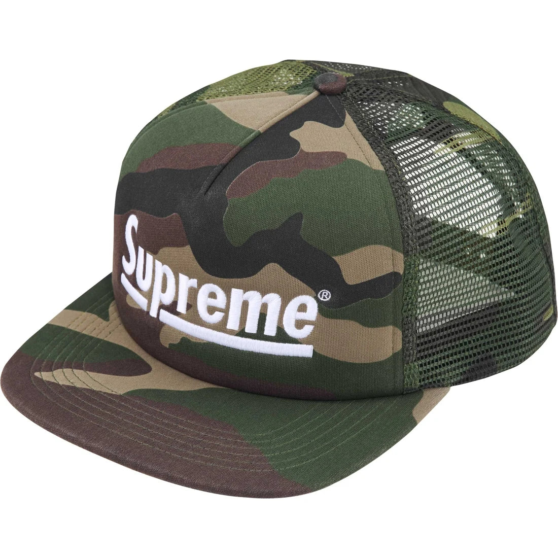 Supreme Underline Mesh Back 5-Panel Wild Camo