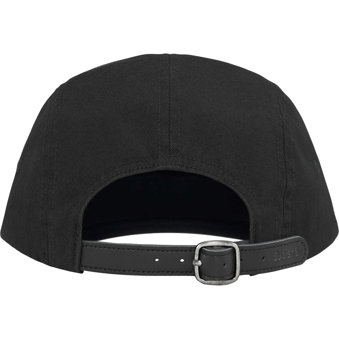 Supreme Washed Chino Twill Camp Cap Black