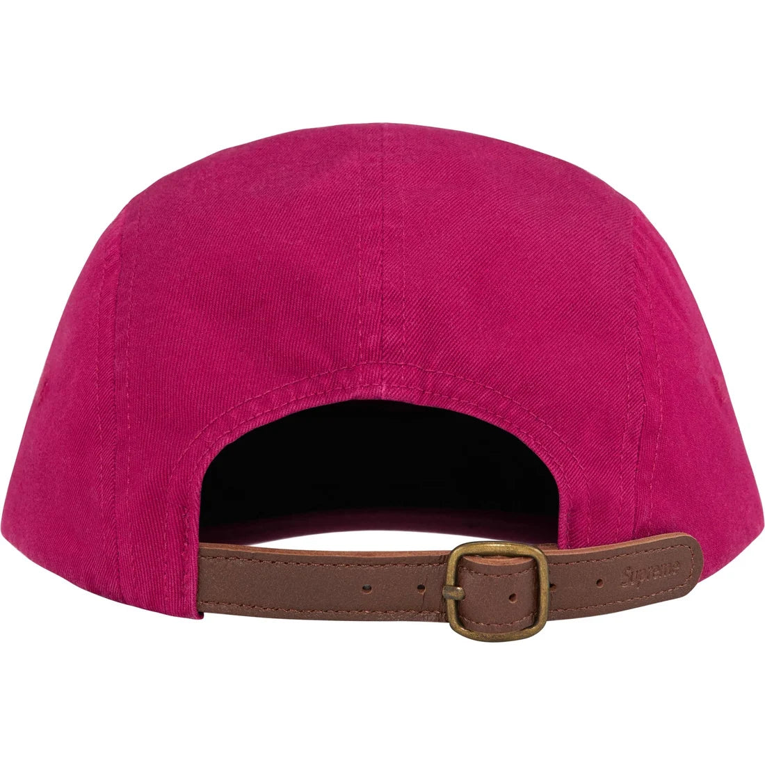 Supreme Washed Chino Twill Camp Cap Cranberry