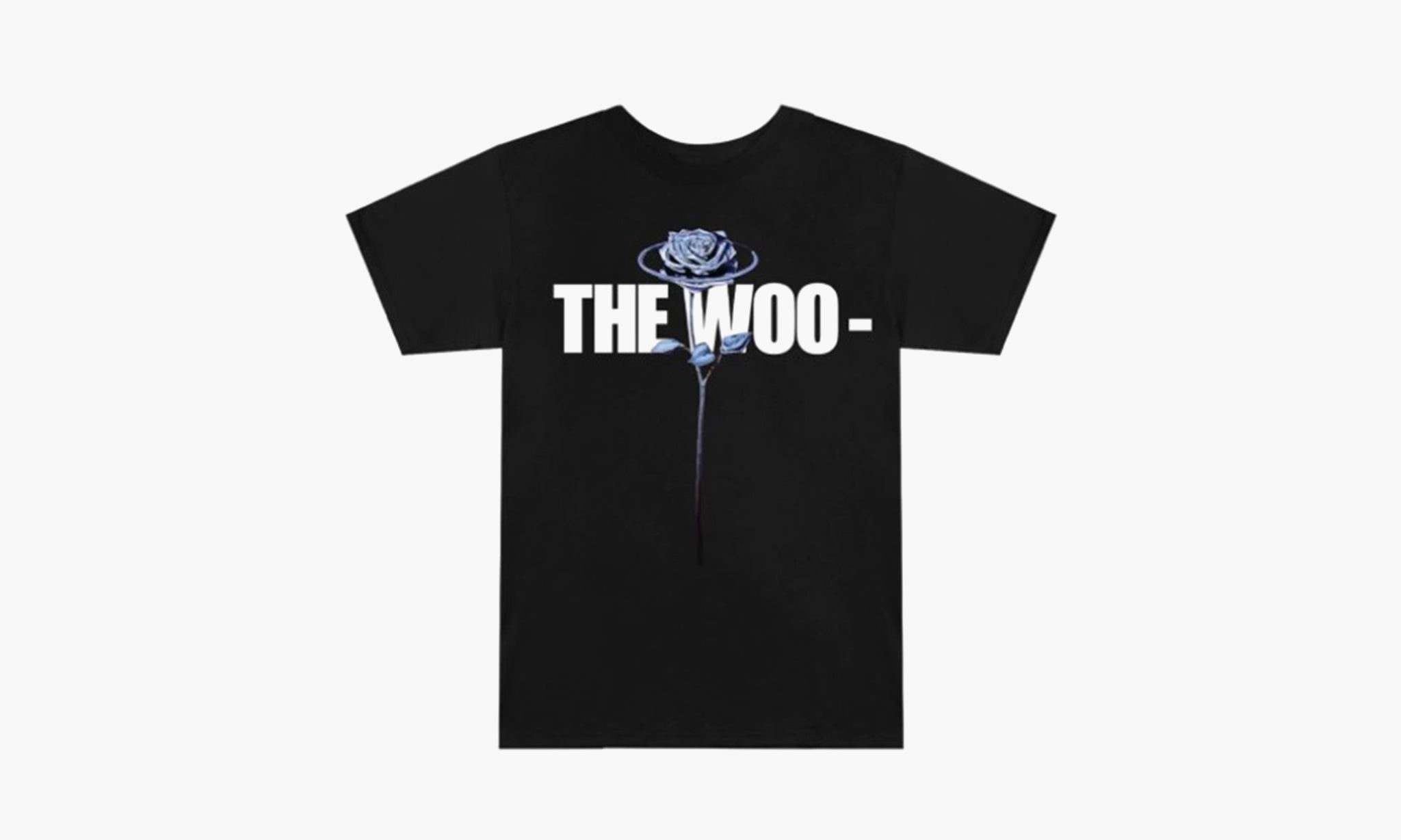 Vlone X Pop Smoke Cotton 'The Woo' T-shirt black