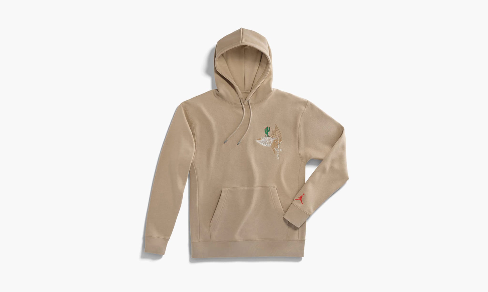 Shop Travis Scott Cactus Jack x Jordan Pullover Hoodie Khaki at 3KICKS