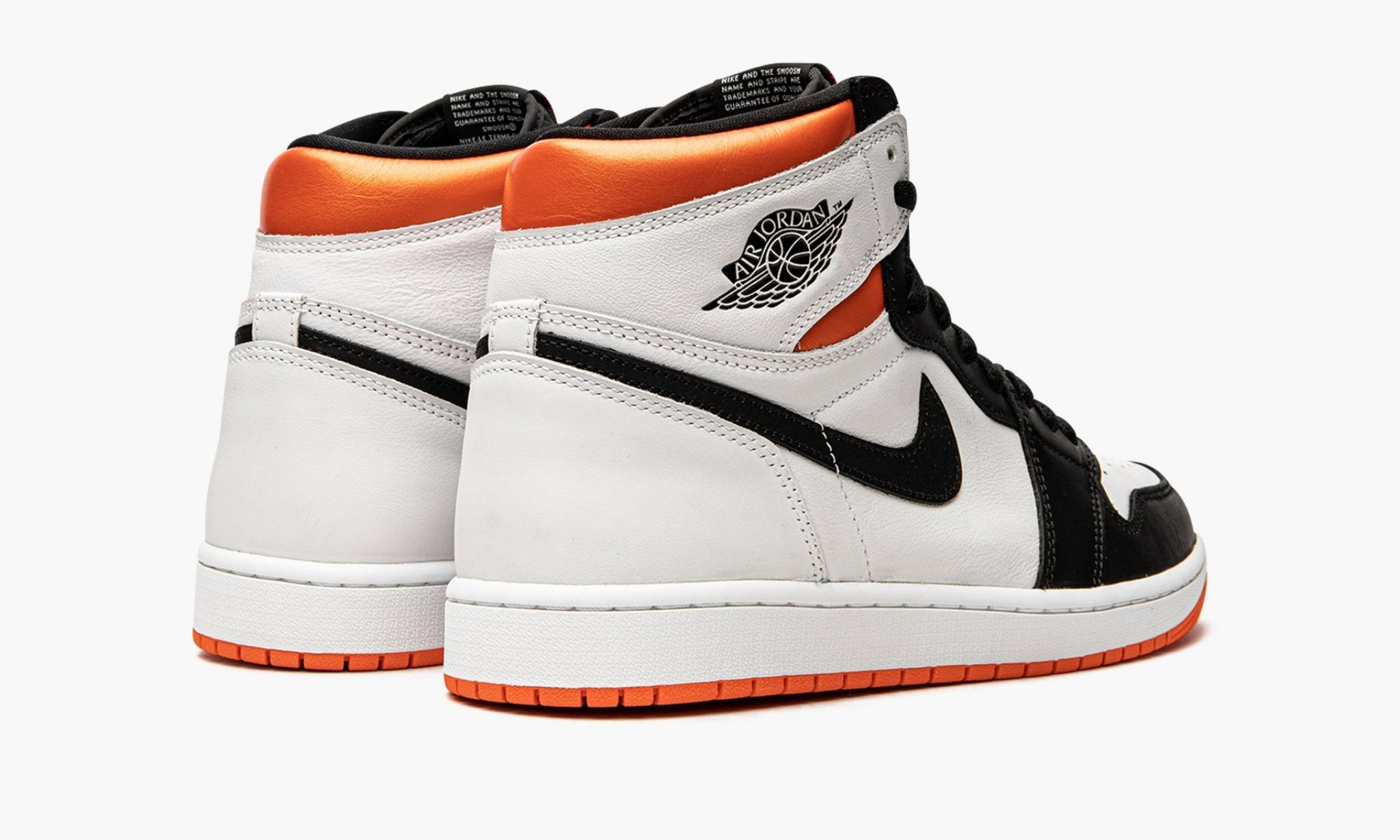 Orange jordan retro clearance 1