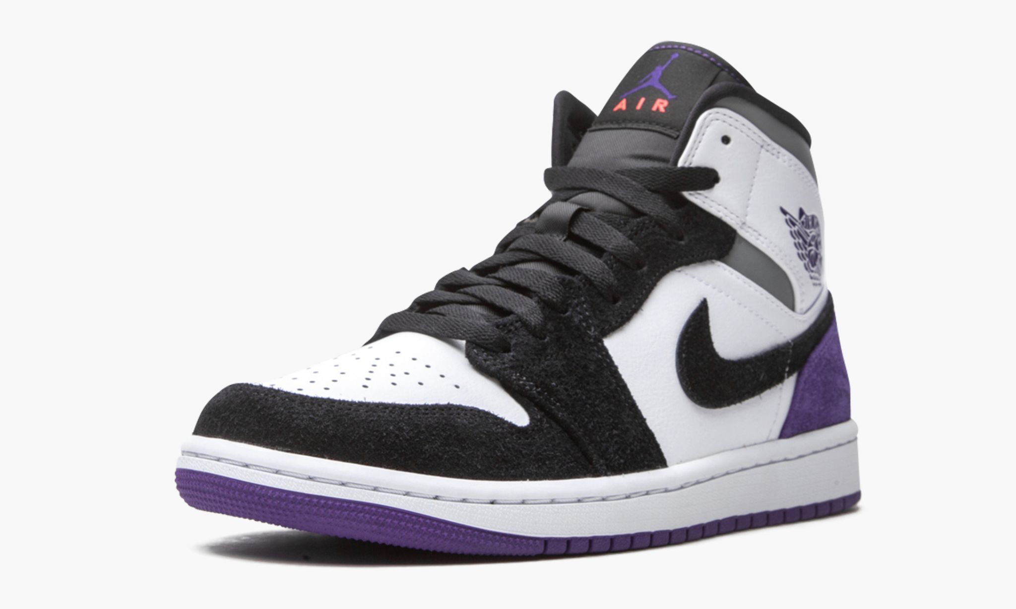 Air Jordan 1 Mid Court Purple Suede