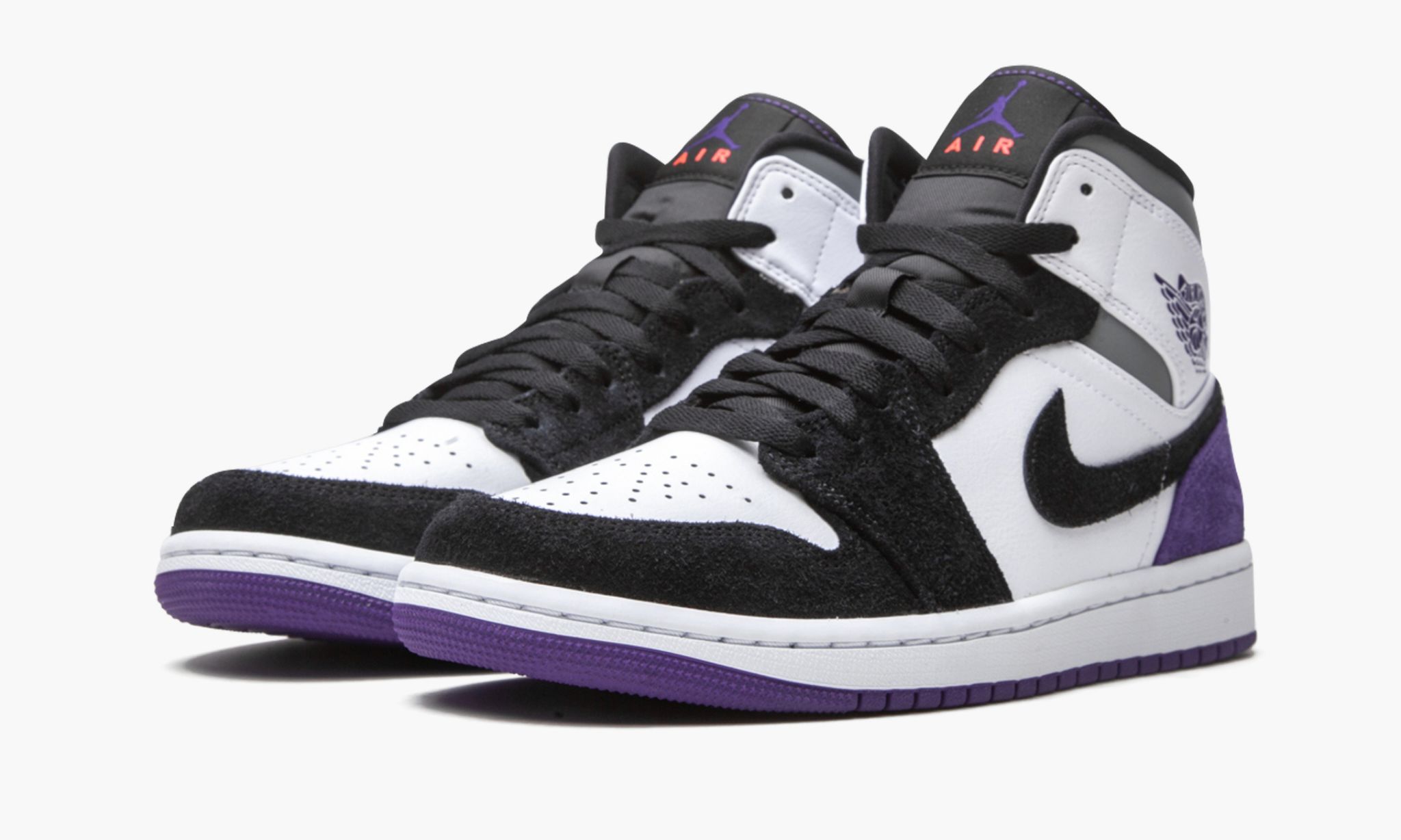 Air Jordan 1 Mid Court Purple Suede