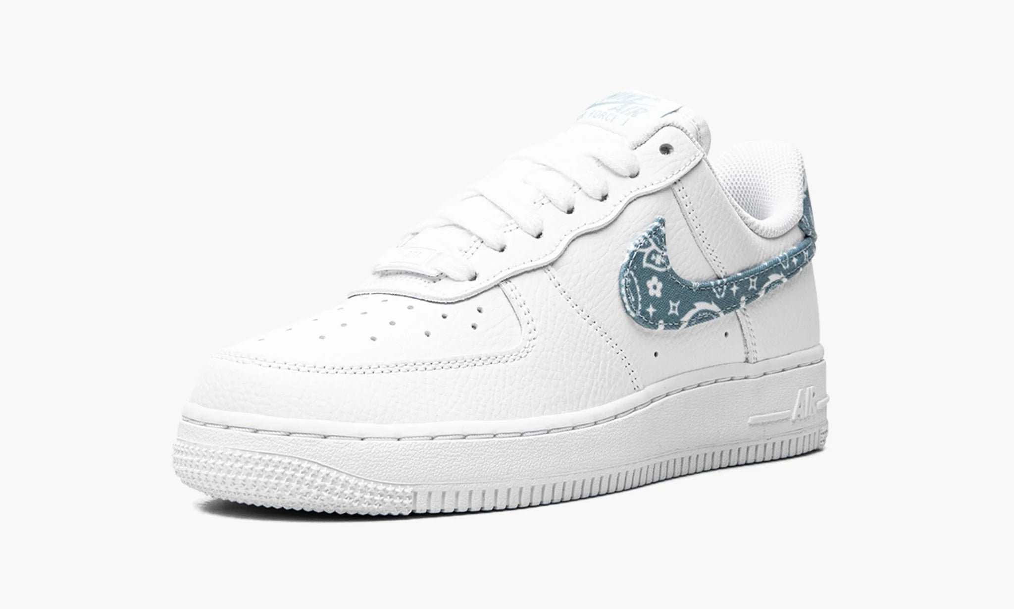 Shop Nike Air Force 1 Low Essential Worn Blue Paisley (WMNS) at 3KICKS