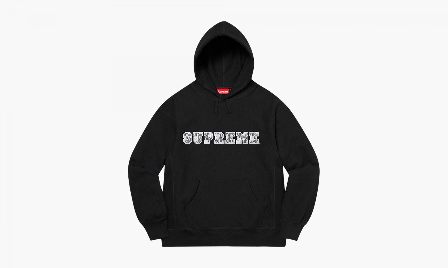 Supreme Lace Hooded Sweatshirt Black