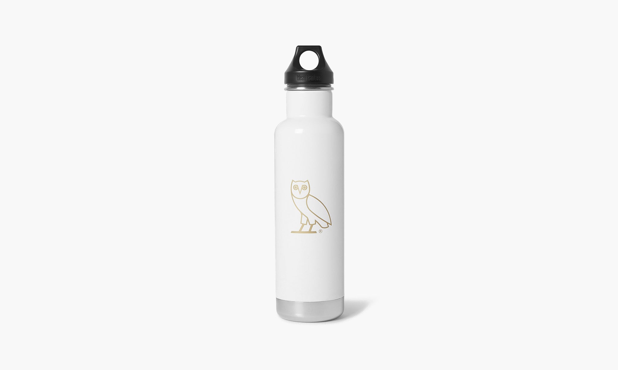 OVO x Klean Kanteen Owl Water Bottle White
