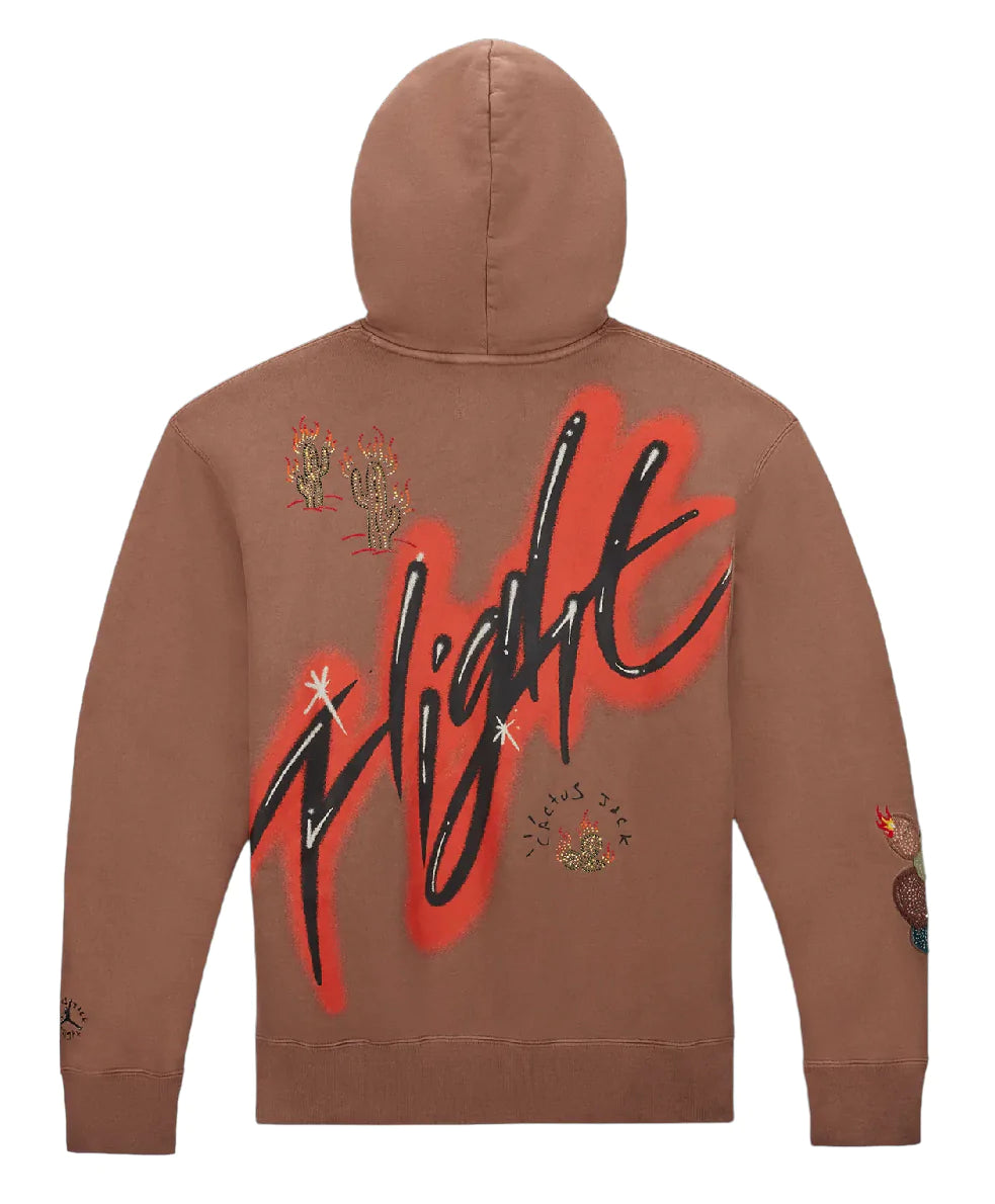 Travis Scott x Jordan Flight Graphic Hoodie Archaeo Brown â 3KICKS