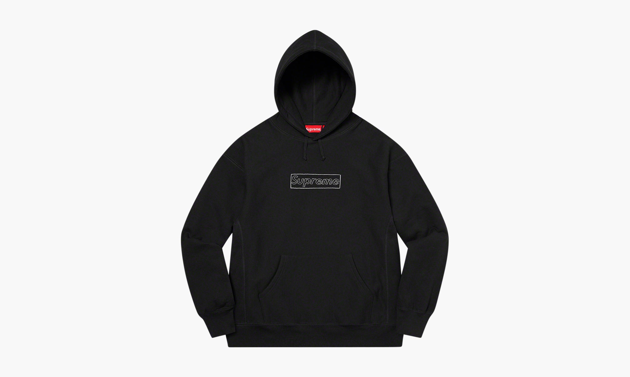 Shop Supreme x Kaws Black Hoodie at 3KICKS Dubai