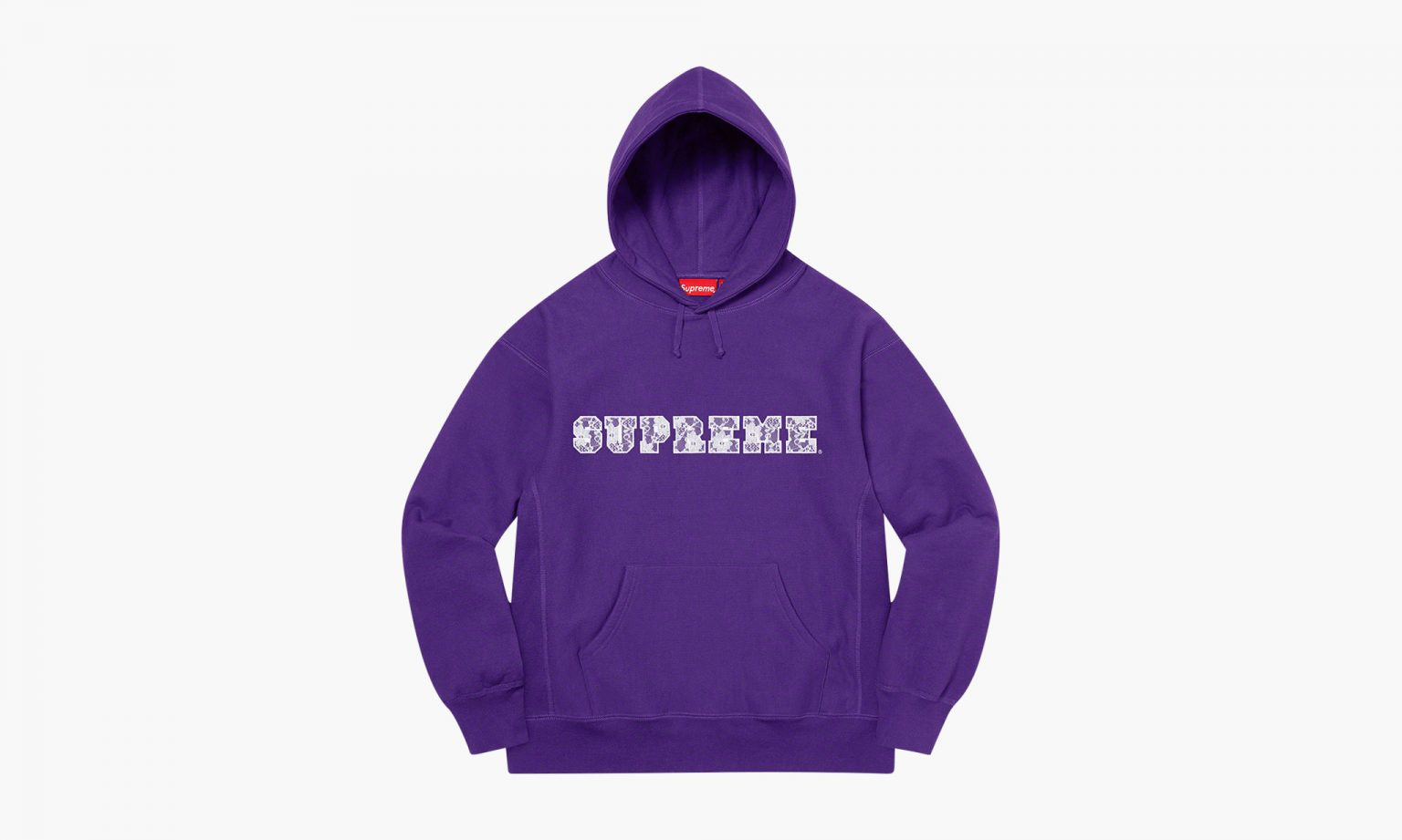 Supreme Lace Hooded Sweatshirt Purple
