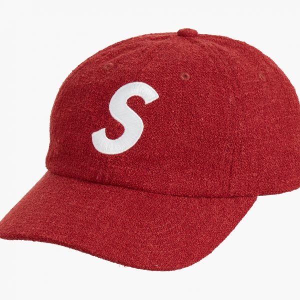 Supreme Red Terry S Logo 6-Panel