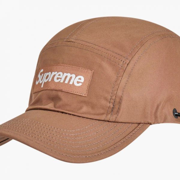 Supreme Shockcord camp cap brown