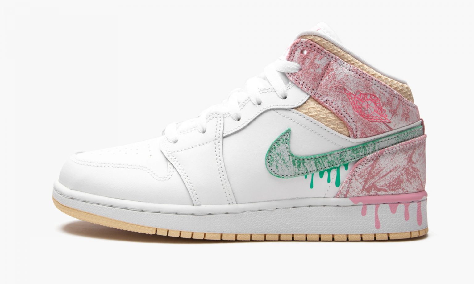 Air Jordan 1 Mid Paint Drip (GS)