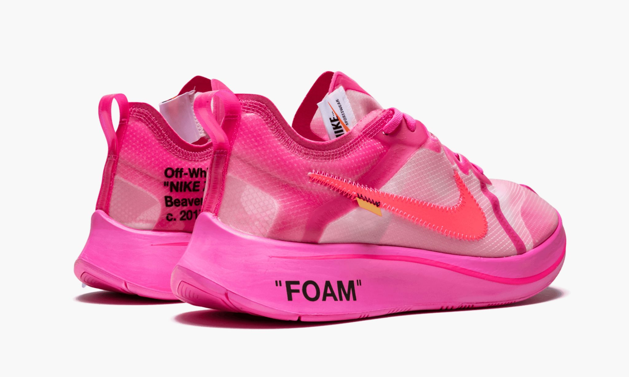 Off White x Nike Zoom Fly Pink